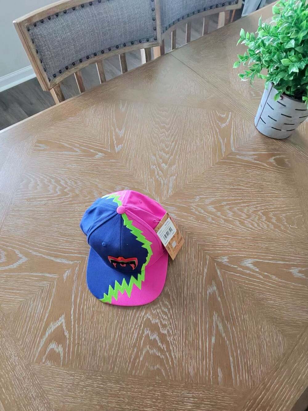 Mitchell & Ness Ultimate Warrior Size OSFA Blue Pink